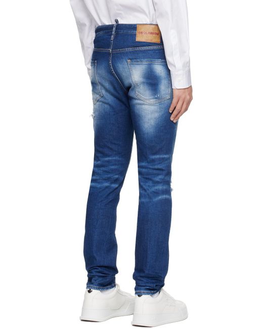 DSquared² Blue Dsqua2 Cool Guy Jeans for men