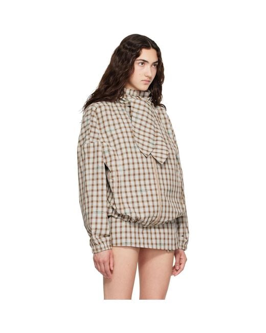 Sandy Liang Brown Eddy Jacket