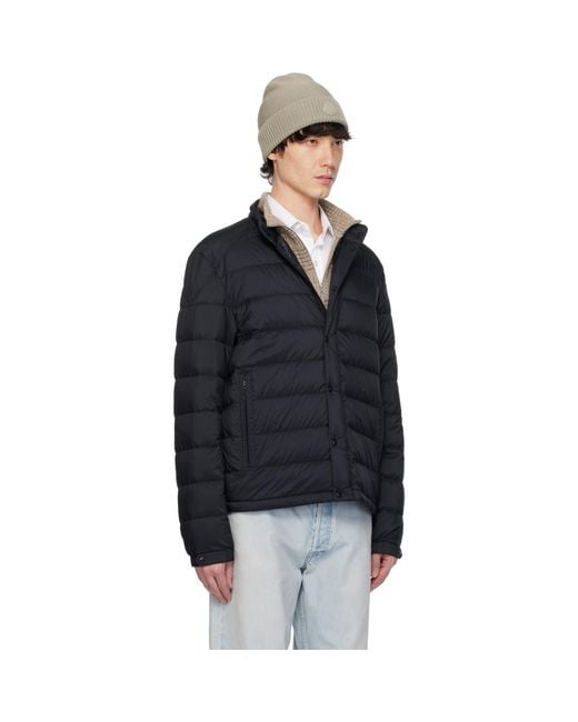Moncler Black Selves Short Down Jacket for men
