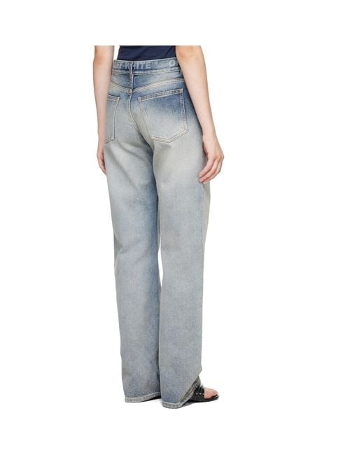 Off-White c/o Virgil Abloh Blue Indust Susy Jeans