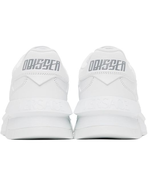 Versace Black White Greca Odissea Sneakers for men