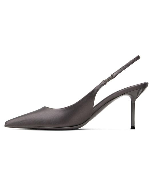 Paris Texas Black Lidia Slingback 70 Heels