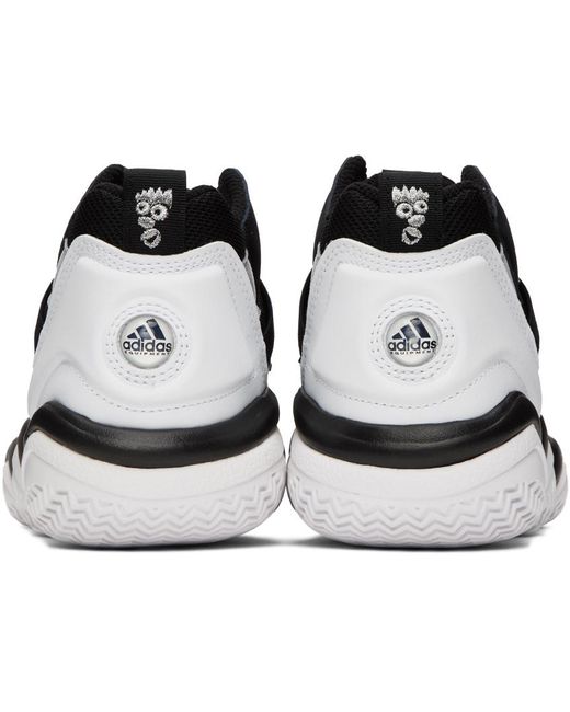 Adidas Originals Black & White Top Ten 2000 Sneakers for men