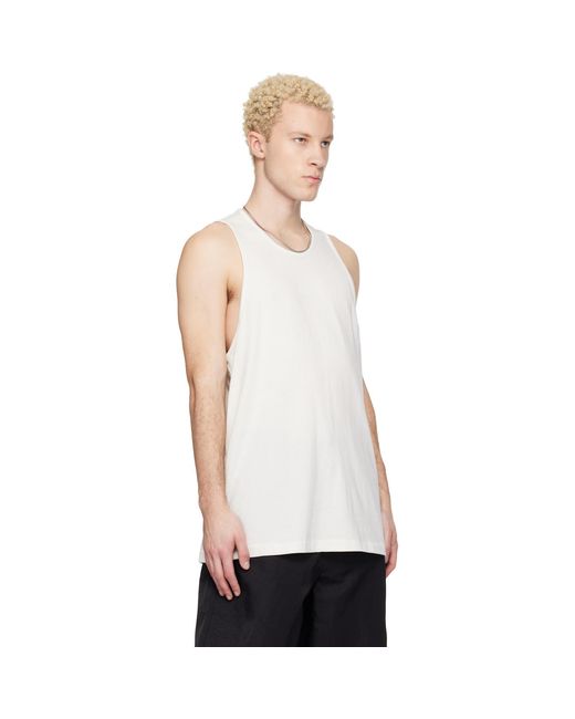 Fear Of God White Off- Signature Essential Tank Top for men