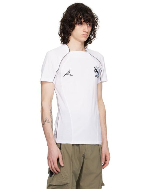 Hyein Seo White Football T-Shirt for men