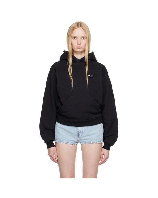 Coperni Black Disney Crown Hoodie