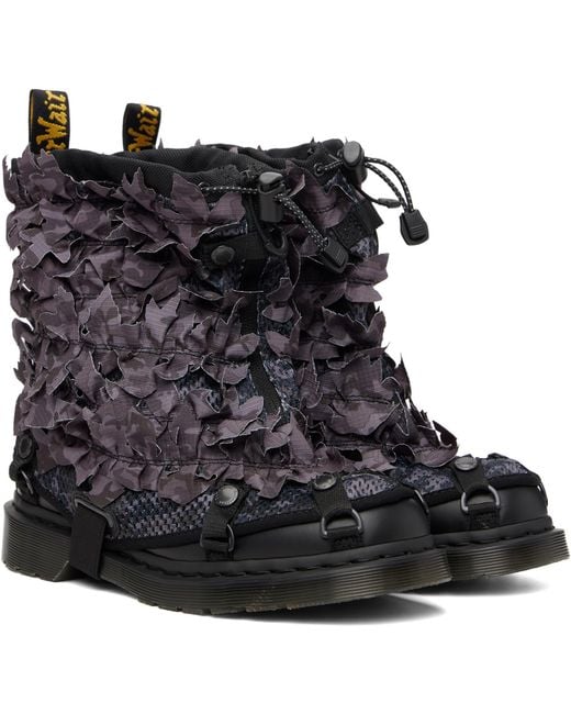 Dr. Martens Black Babylon Edition 1460 Pascal Gaitor Boots for men