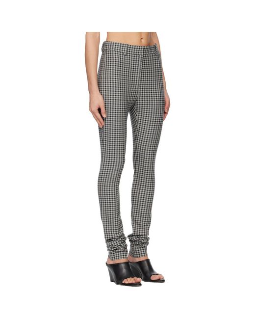 Acne Black Wool Leggings