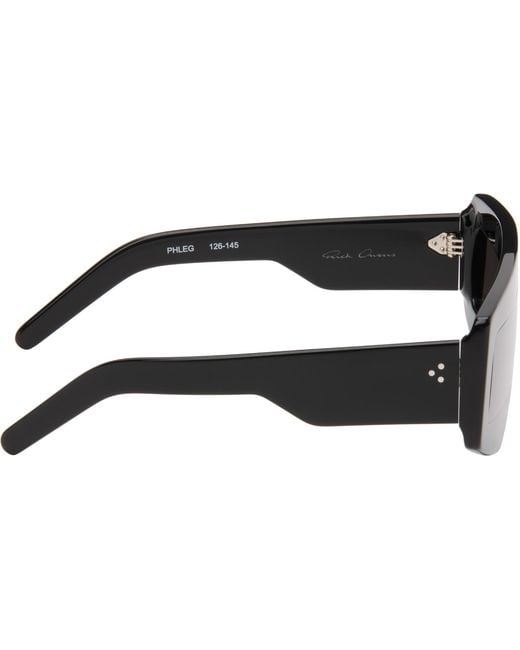Rick Owens Gray Tower Phleg Sunglasses for men