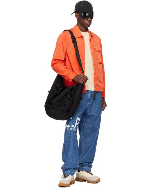Blouson à poches C P Company pour homme en coloris Orange