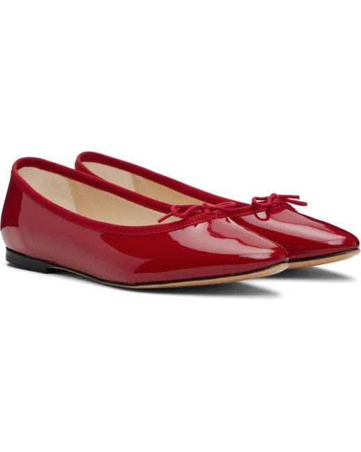 Ballerines Cendrillon Rouges À Bout Pointu Repetto en coloris Red