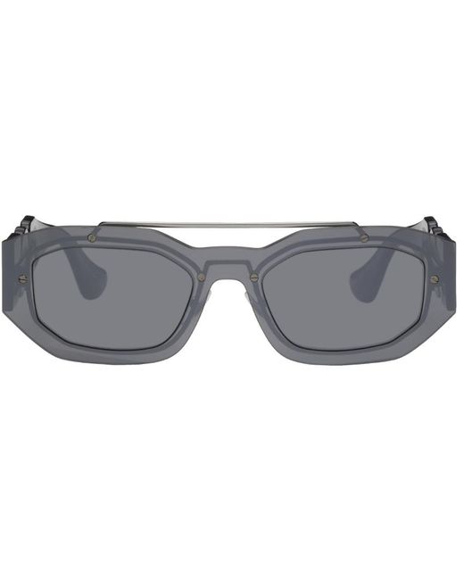 Versace Medusa biggie Sunglasses in Grey (Grey) for Men Lyst Canada