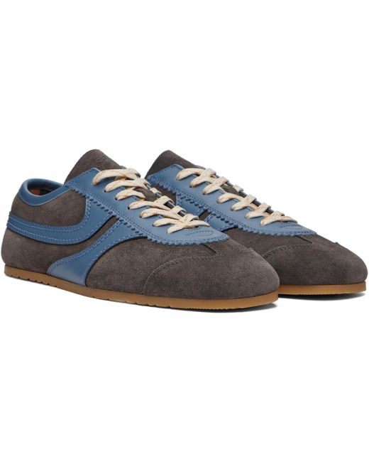 Dries Van Noten Black Suede Sneakers for men