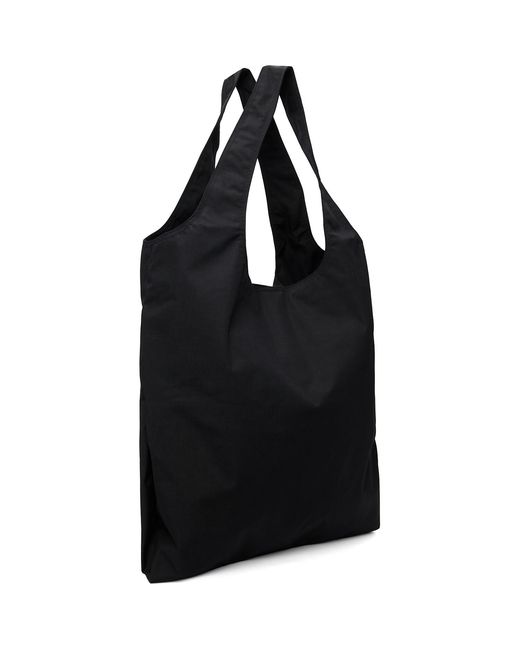 Y-3 Black Graphic 'Ver' Tote for men