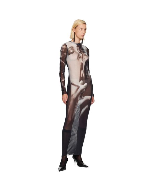 Jean Paul Gaultier Multicolor 'The Smoking Maxi Dress