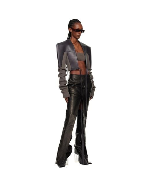 Rick Owens Black Concordians Slim Bandeau Top