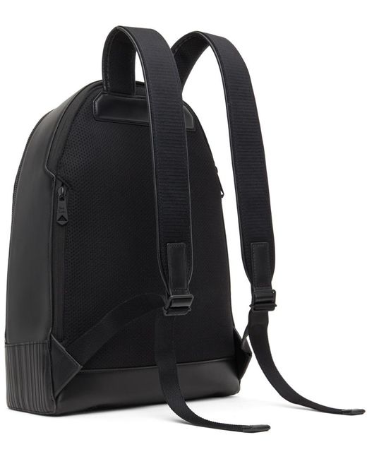 Paul Smith Black Shadow Stripe Backpack for men