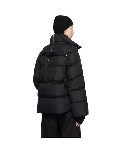 Rick Owens Black Moncler + Cyclopic Down Jacket