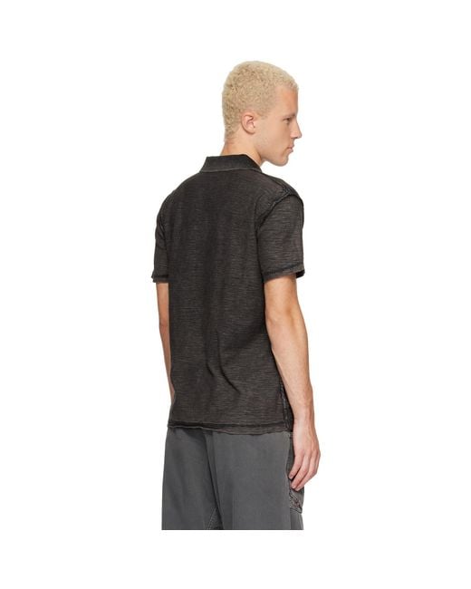 DIESEL Black T-Ardy Polo for men