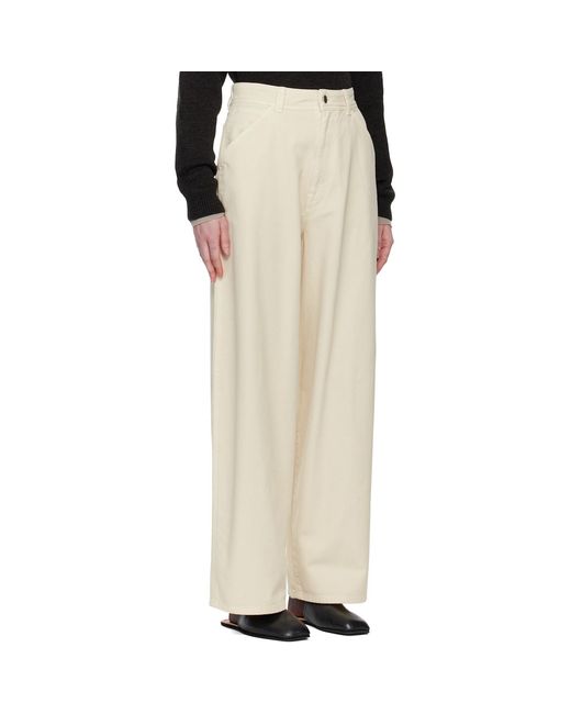 Lemaire Natural Off- Large Jeans