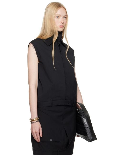 HODAKOVA Black Upside Down Trouser Vest