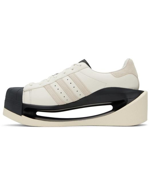 Y-3 Black Off- & Gendo Superstar Sneakers for men