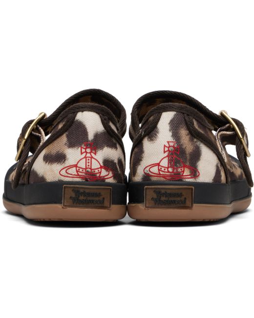 Vivienne Westwood Animal Gym Bar Ballerina Flats in Black | Lyst