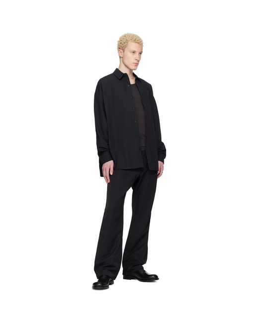 Fear Of God Black Signature Button Up Shirt for men