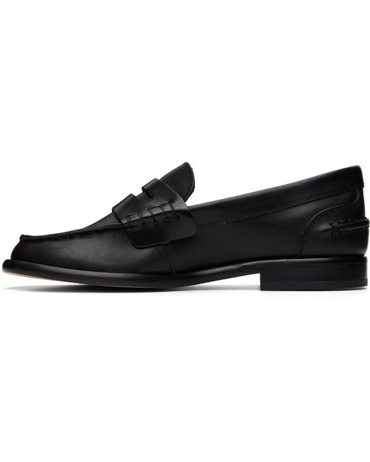 Rag & Bone Black Carter Leather Loafers