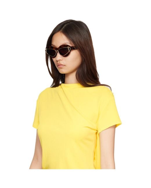 Loewe Brown Double Frame Sunglasses