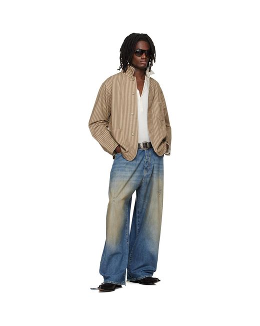 424 Blue Giacca Ale Jacket for men