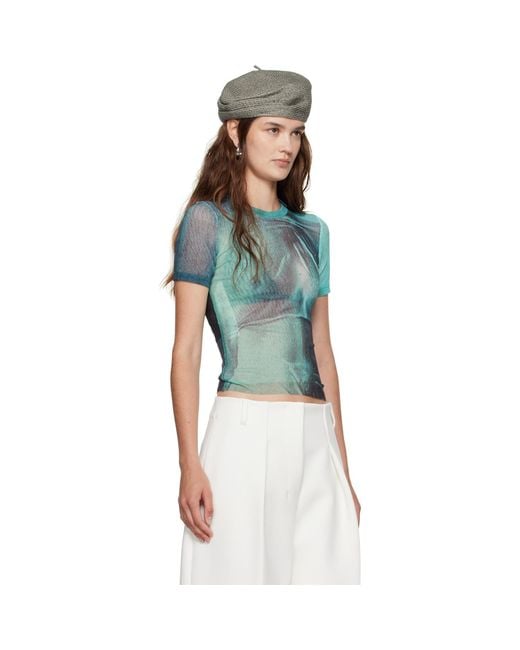 Jean Paul Gaultier Blue 'The Water' Baby T-Shirt