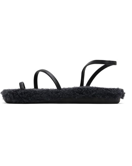 Ancient Greek Sandals Black Eleftheria Sandals