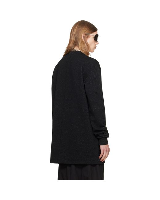 Rick Owens Black Tower Jumbo Ls Sweatshirt for men