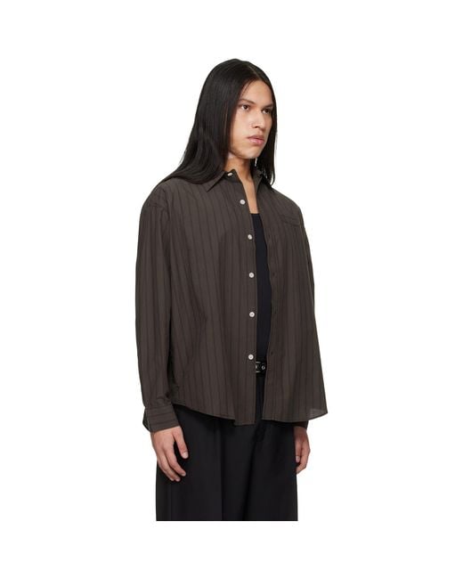 mfpen Black Essay Shirt for men