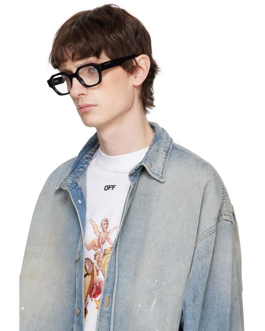 メンズ Off-White c/o Virgil Abloh ブラック Style 7Y メガネ Black