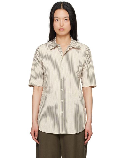 Lemaire Multicolor Off- Stripe Shirt
