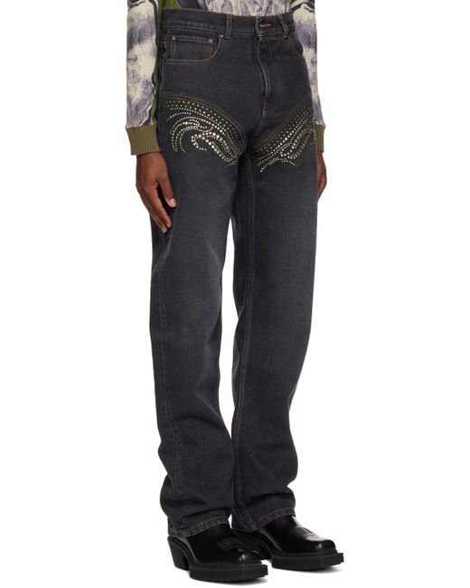 Y. Project Black Ssense Exclusive Jeans for men