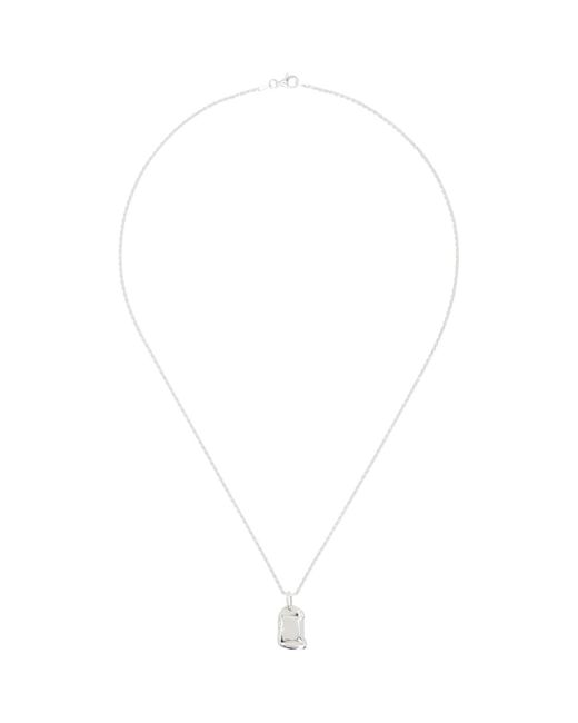 Bleue Burnham White Impressions Rose Pendant Necklace for men