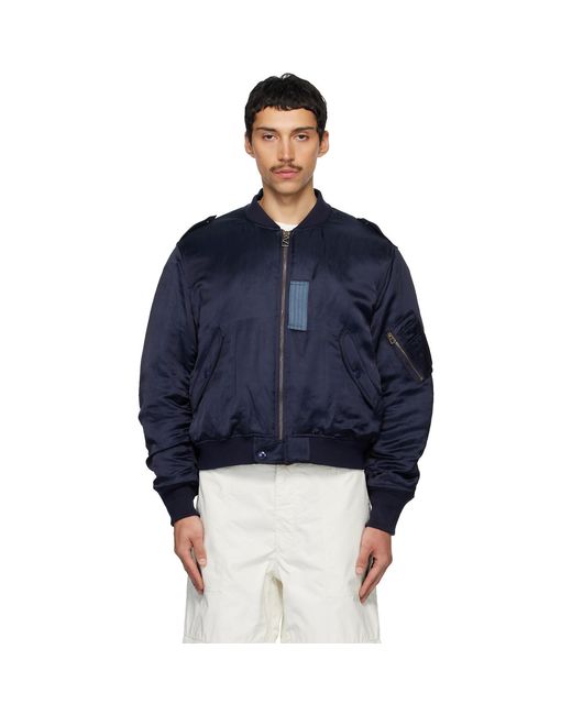 KENZO Blue Paris Jungle Poem' Bomber Jacket for men