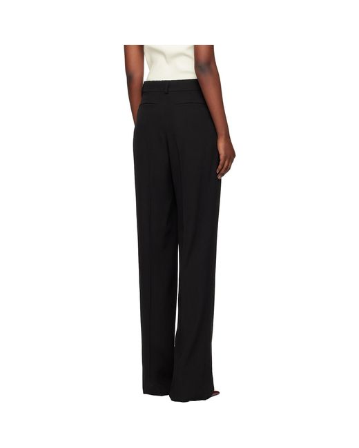 Sportmax Black Hello Trousers