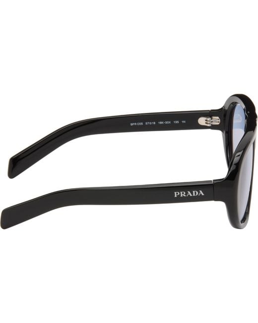 Prada Black Shadowplay Sunglasses