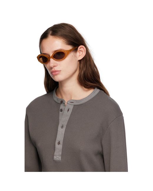 Song For The Mute Black Bio-Circular Acetate Goggle Sunglasses