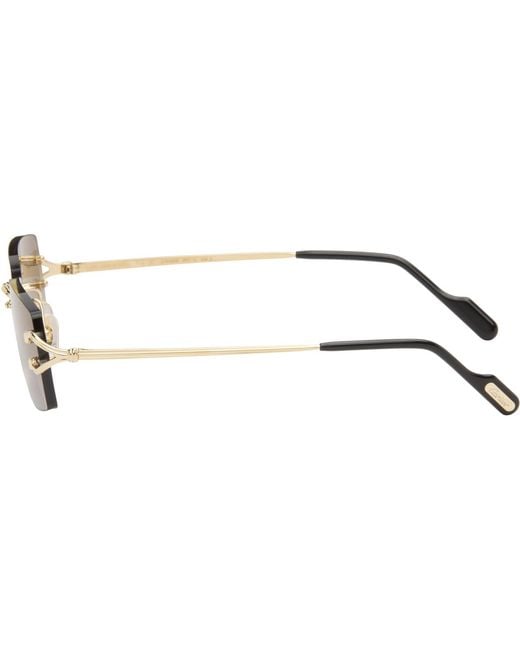 Cartier Gray 'Classic C De Sunglasses for men