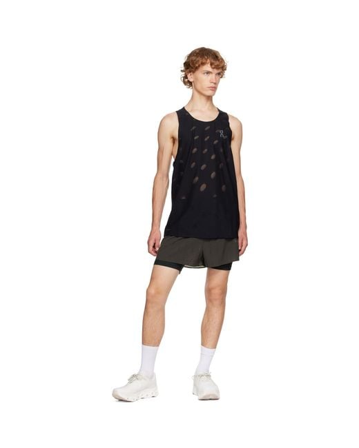 On Shoes Black Zero Breathe Running Top for men