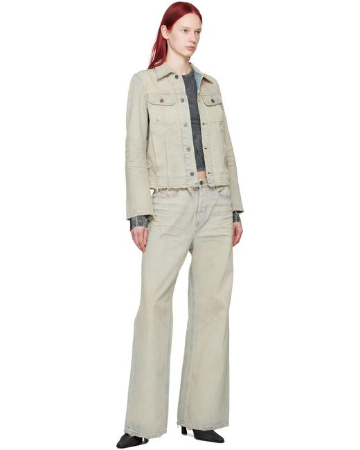 Blouson Bonny-S1 bleu et en denim DIESEL en coloris Natural