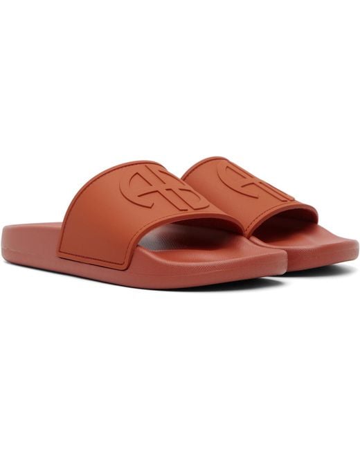 Anine Bing Brown Isla Slides