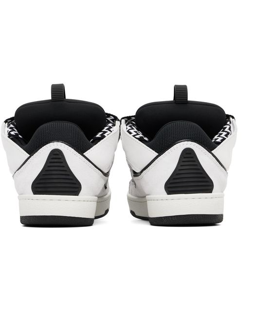 Baskets Curb Blanches Lanvin pour homme en coloris Black