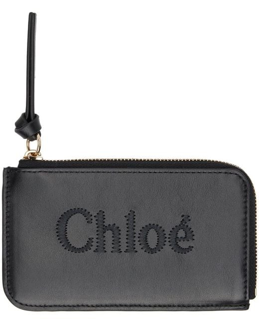 Chloé Black Small Sense Purse Wallet