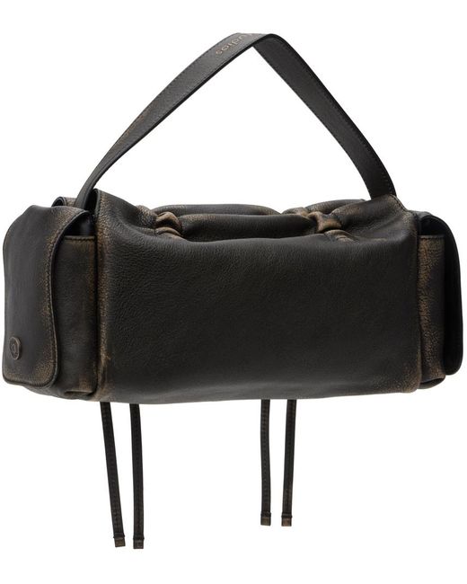 Sac brun à poches Acne en coloris Black